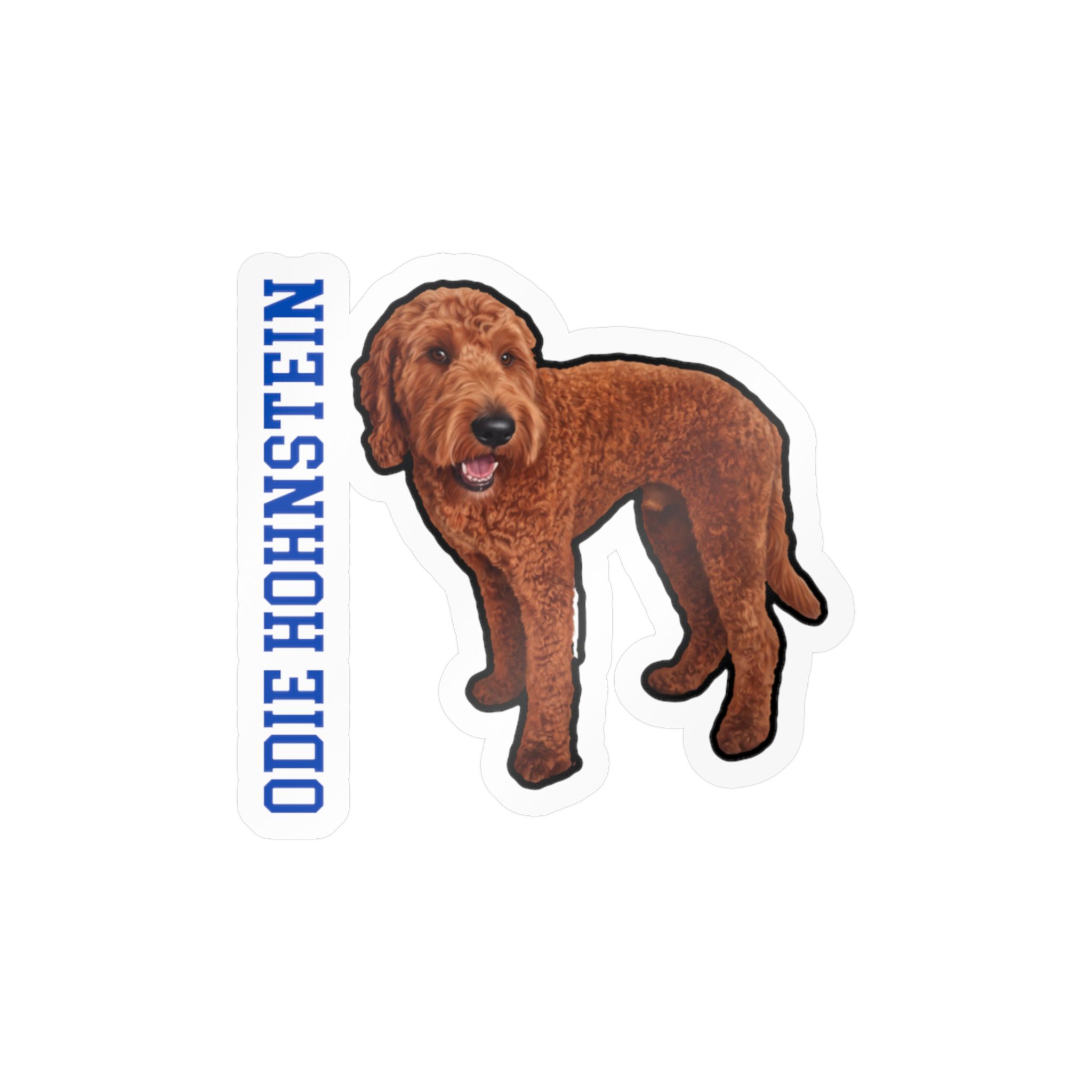 Vinyl Sticker — character_name_vertical in Classic