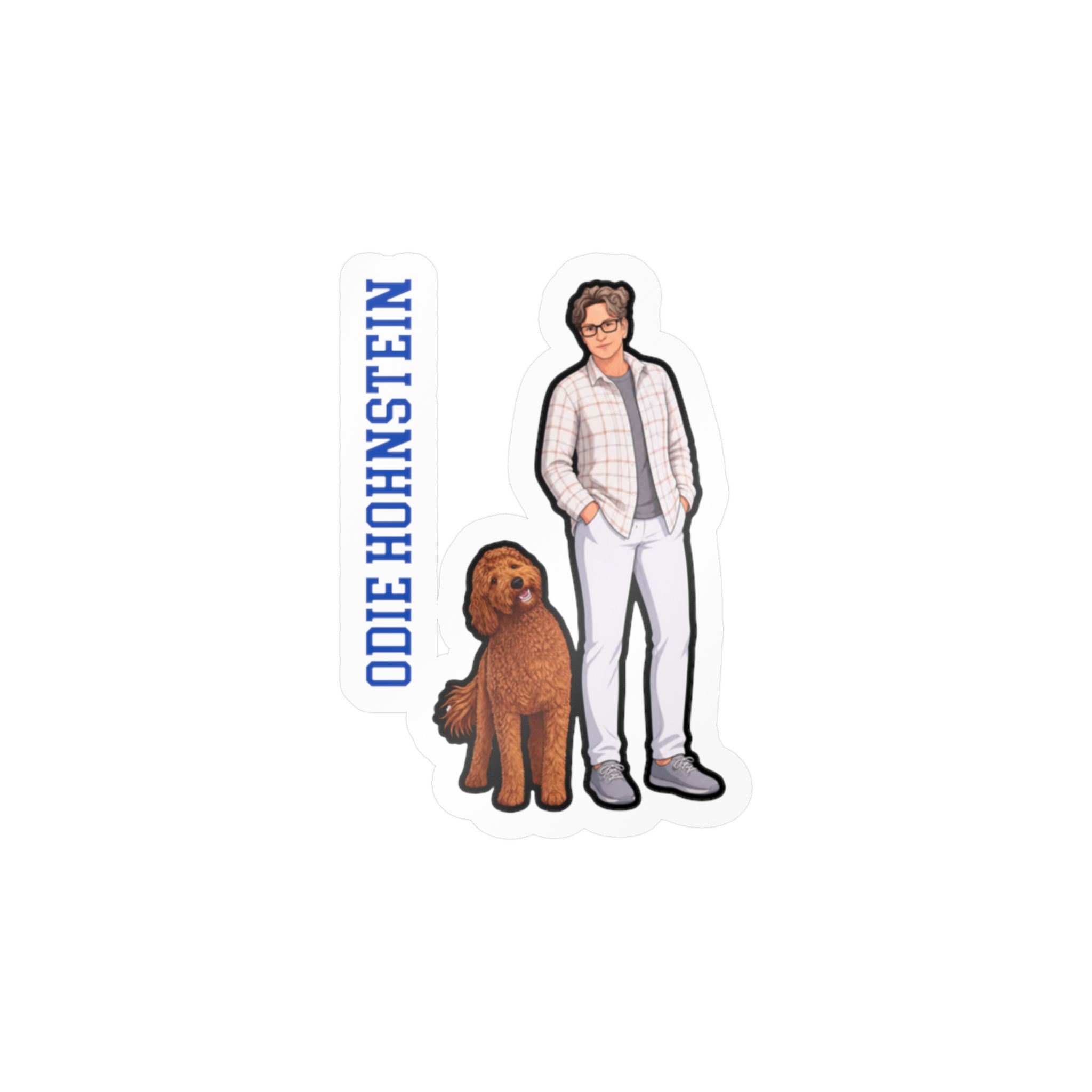 Vinyl Sticker — character_name_vertical in Classic