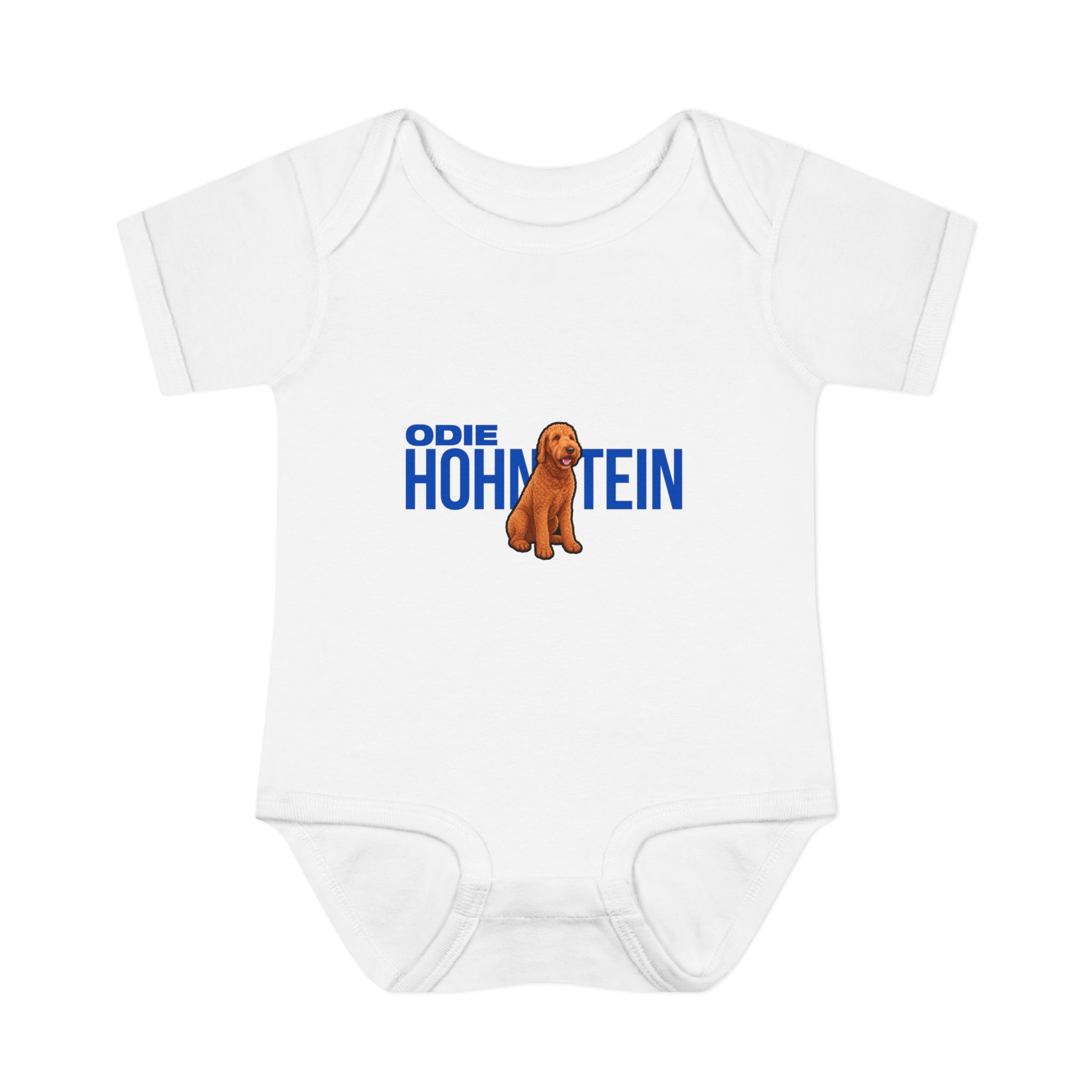 Baby Onesie — character_player_name in White