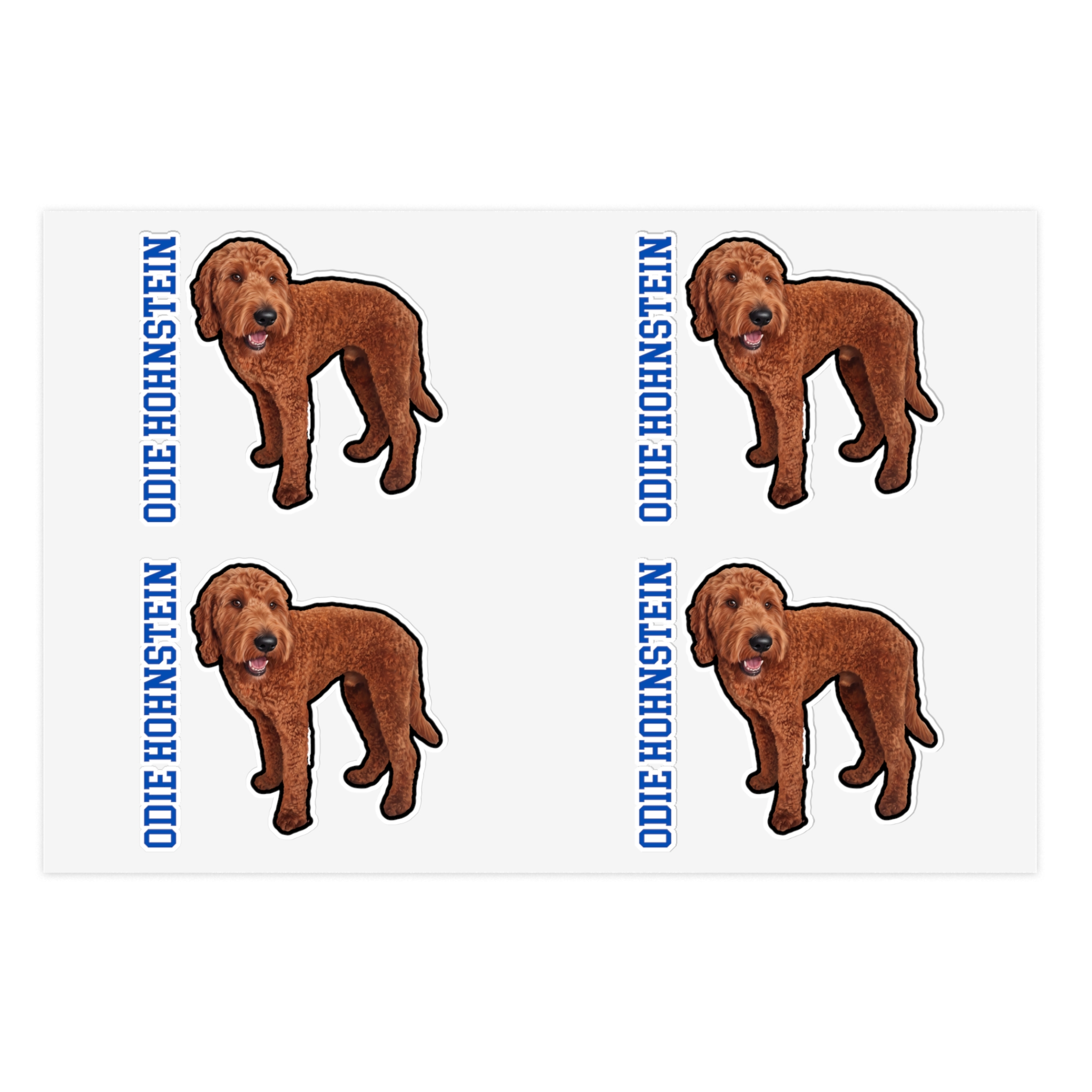 Sticker Sheet — character_name_vertical in Classic