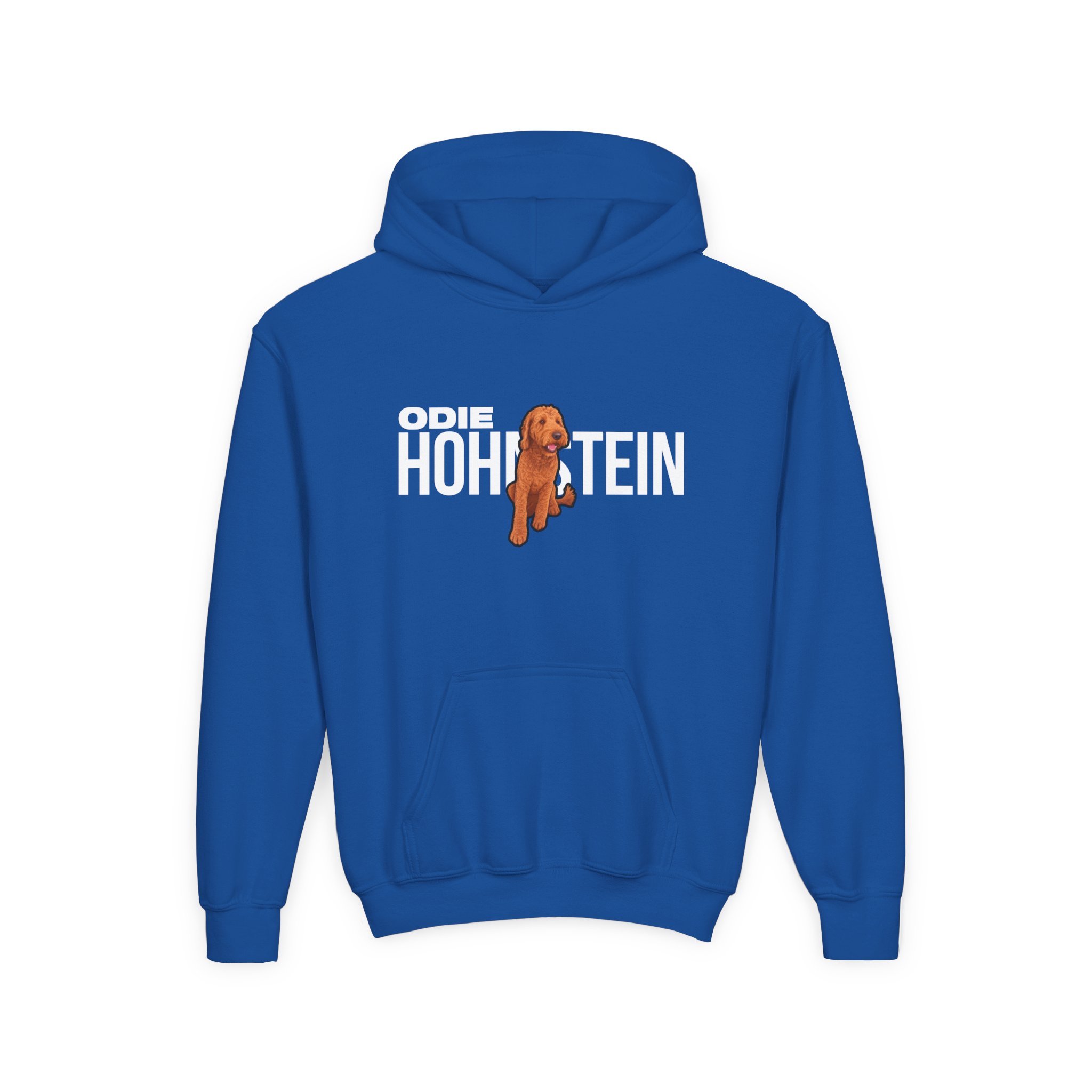 Youth Hoodie — character_player_name in Royal
