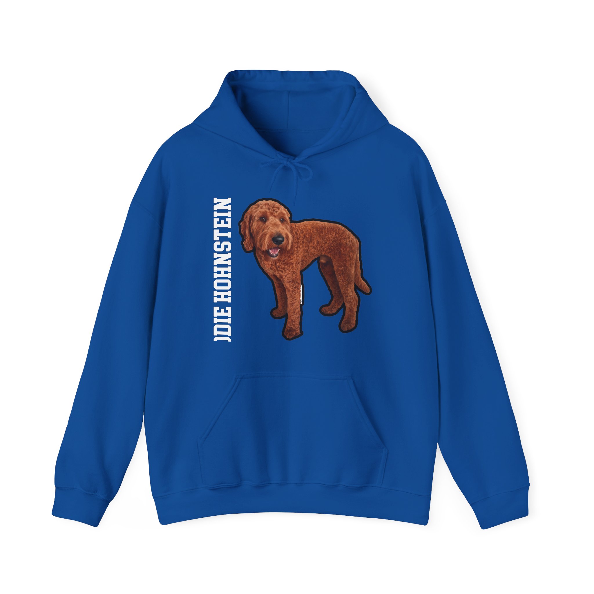 Hoodie — character_name_vertical in Royal
