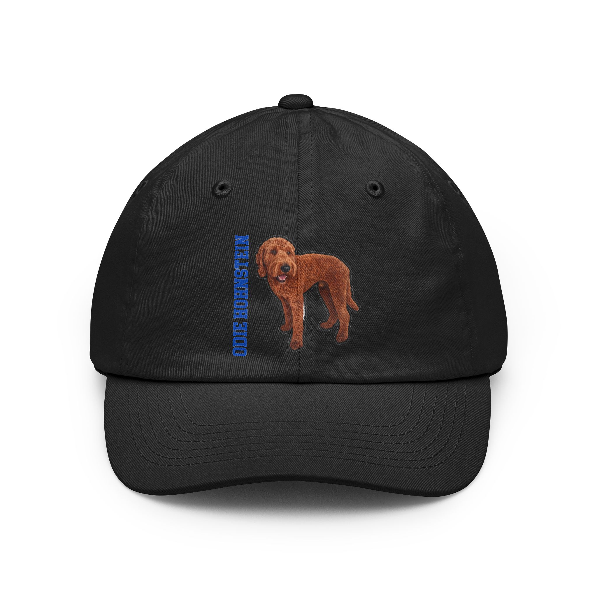 Dad Hat — character_name_vertical in Black