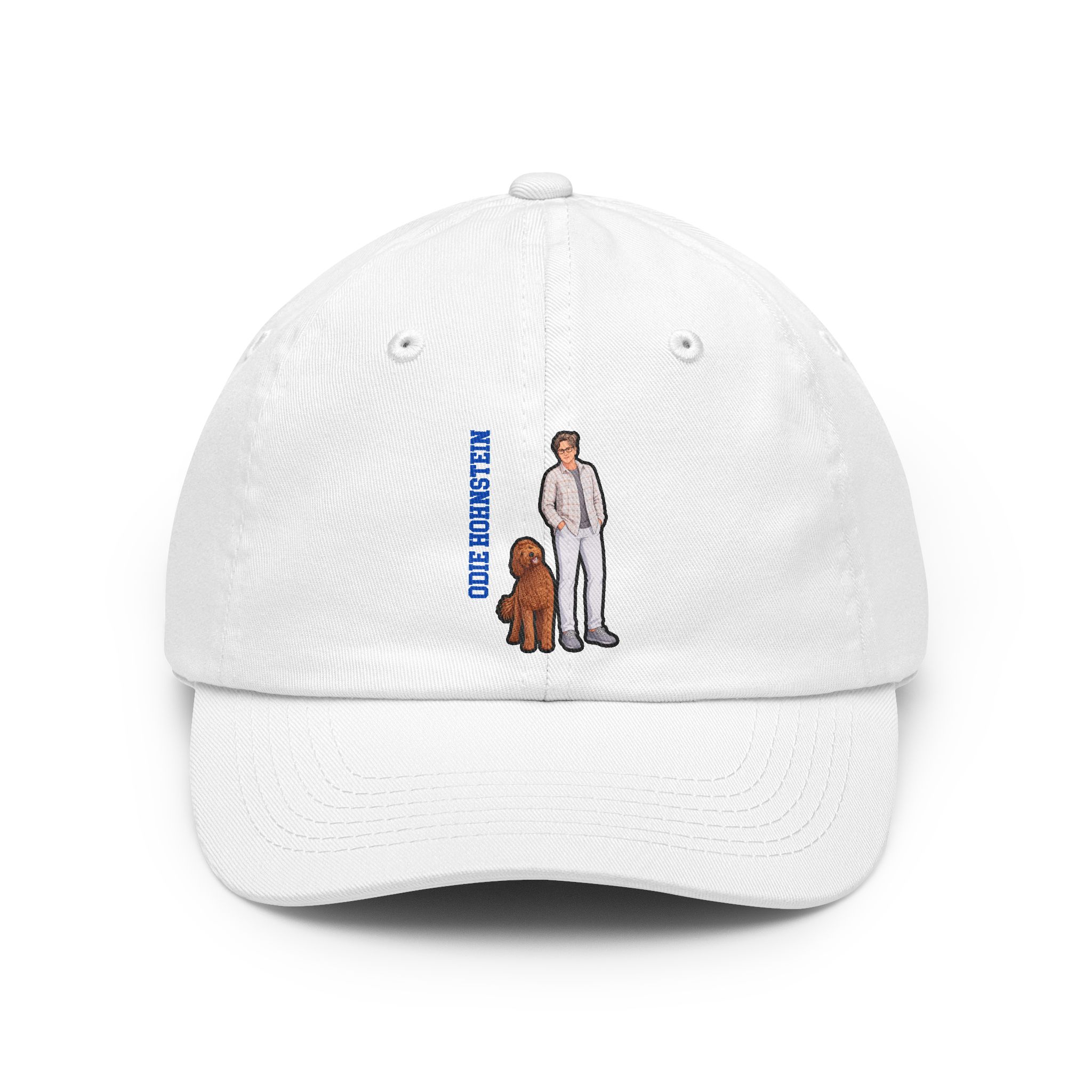 Dad Hat — character_name_vertical in White