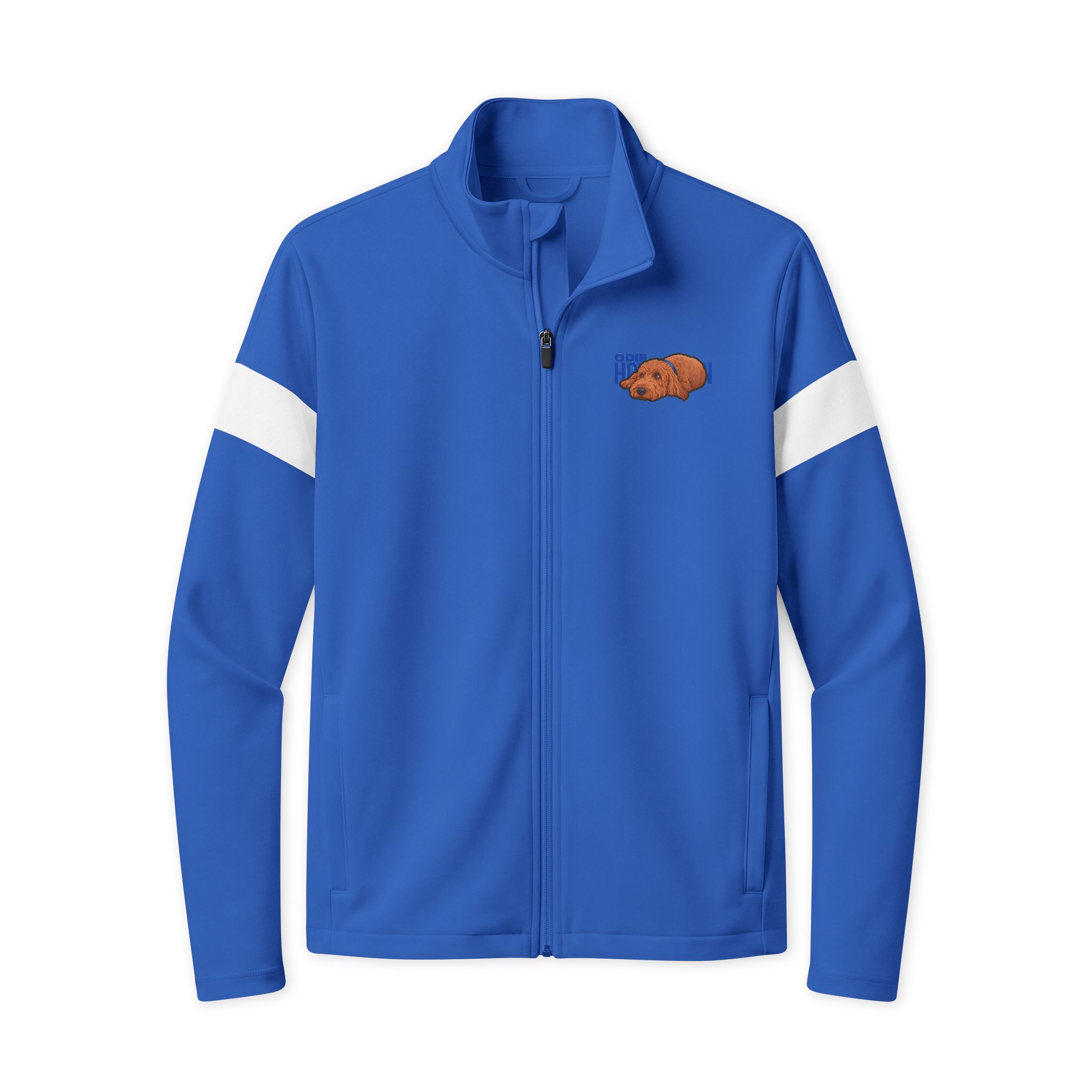 Travel Full-Zip Jacket — character_player_name in True Royal/ White