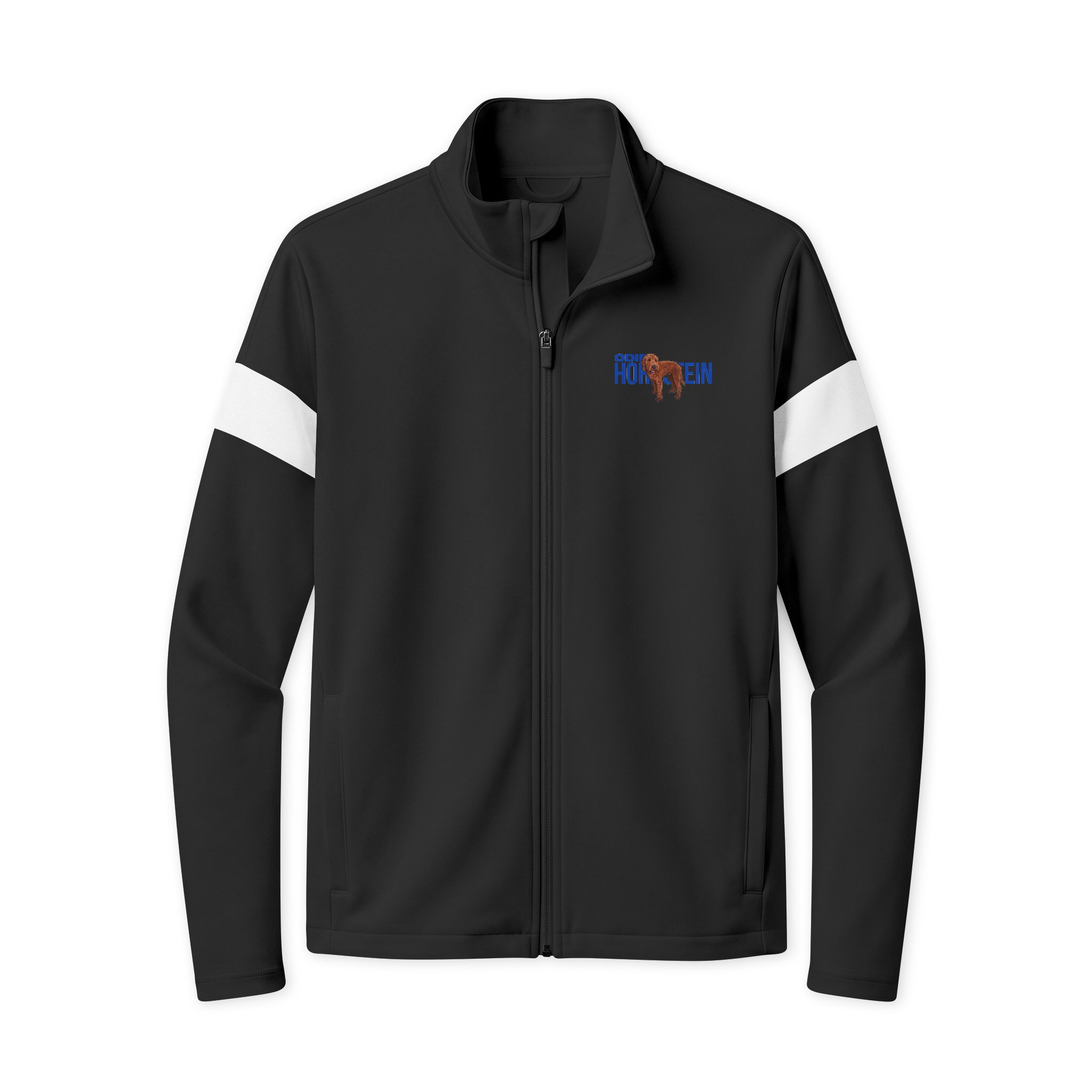 Travel Full-Zip Jacket — character_player_name in Black/ White
