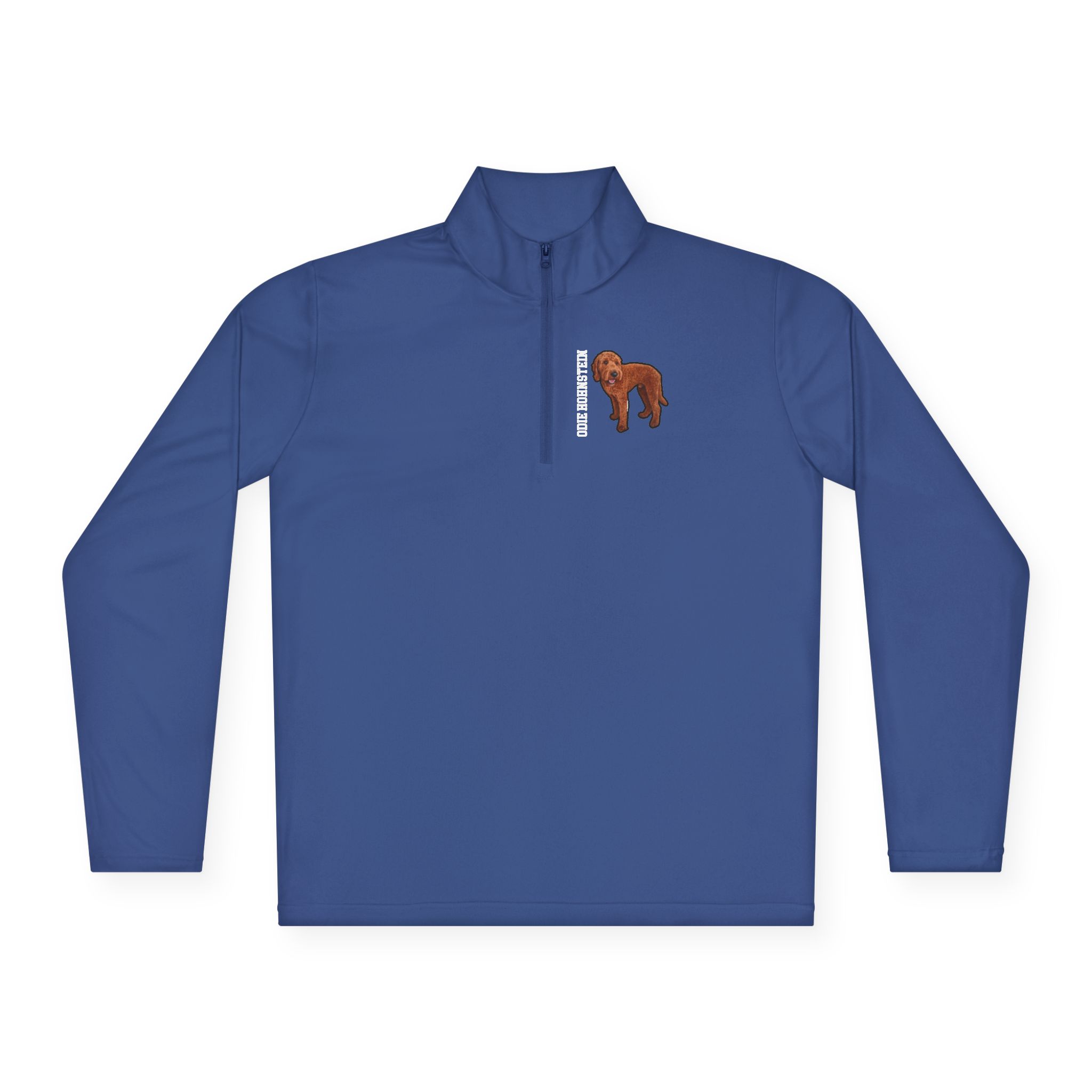 Q-Zip Pullover — character_name_vertical in Royal