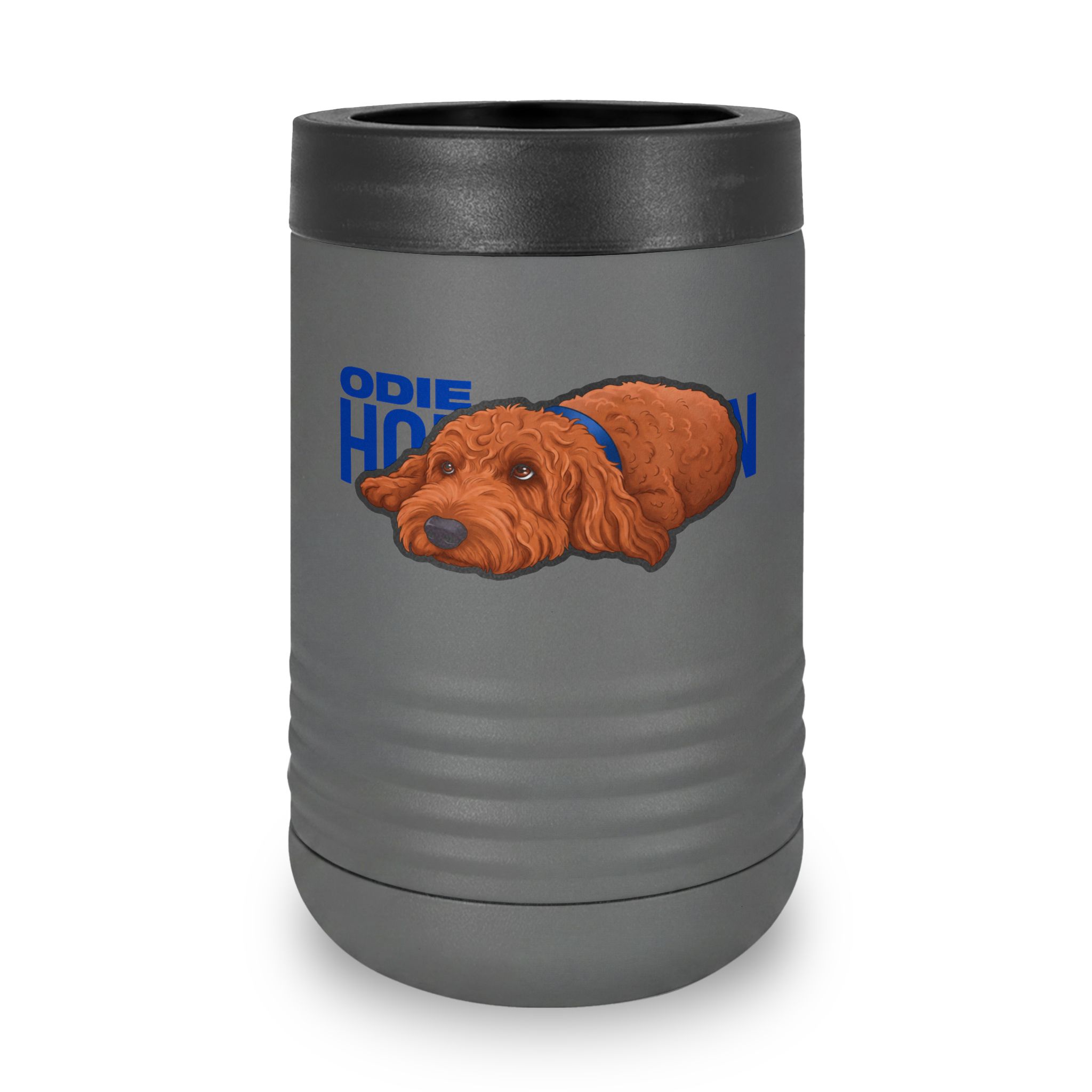 Stainless Can Cooler — character_player_name in Grey