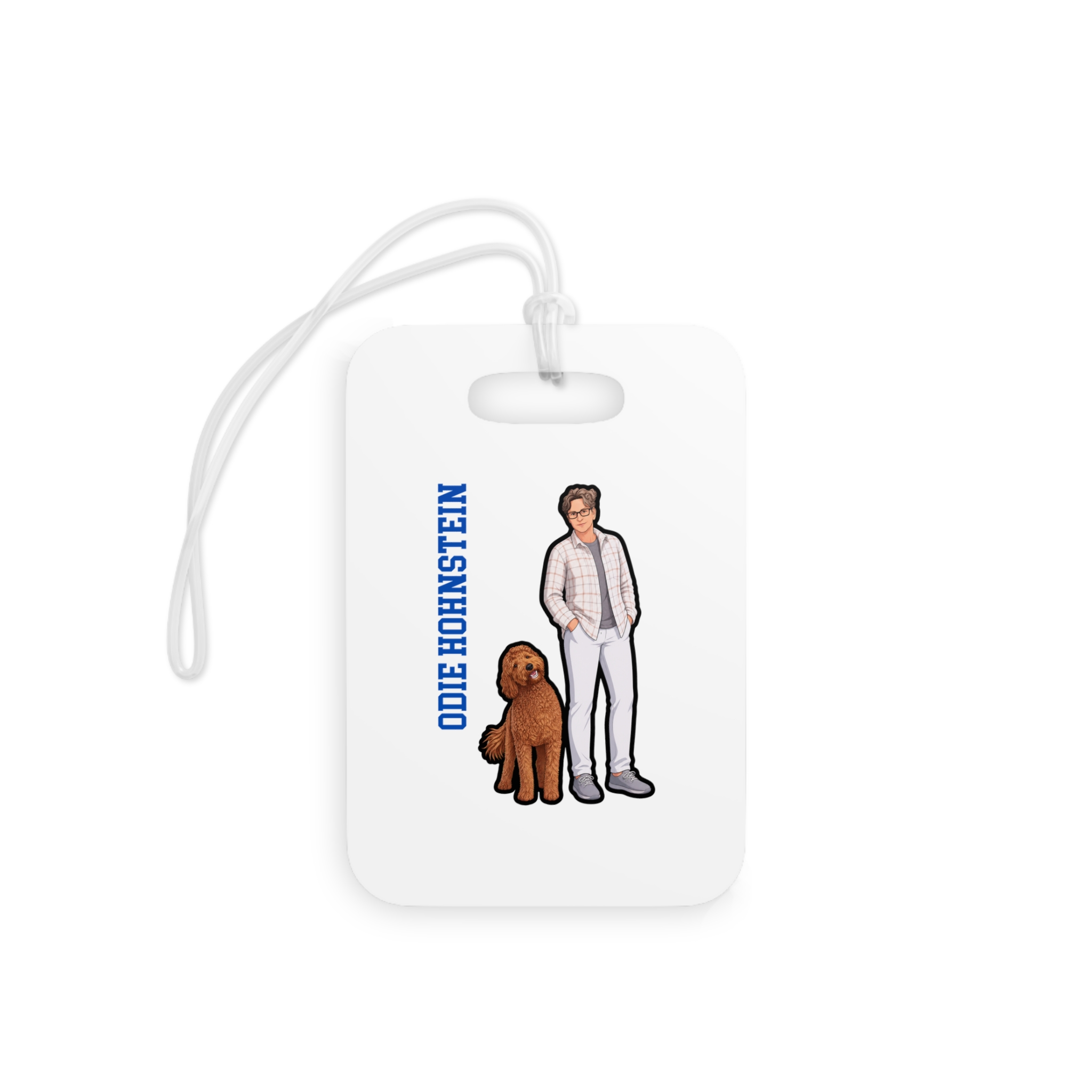 Glossy Luggage Tag — character_name_vertical in Classic