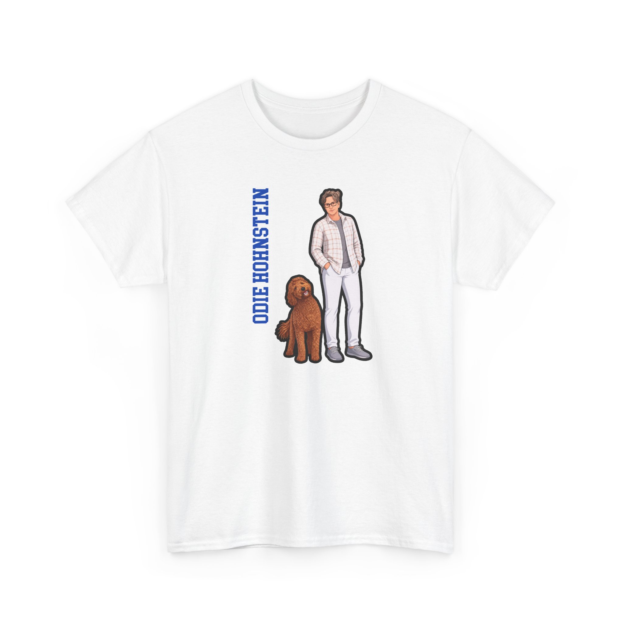 Tee — character_name_vertical in White