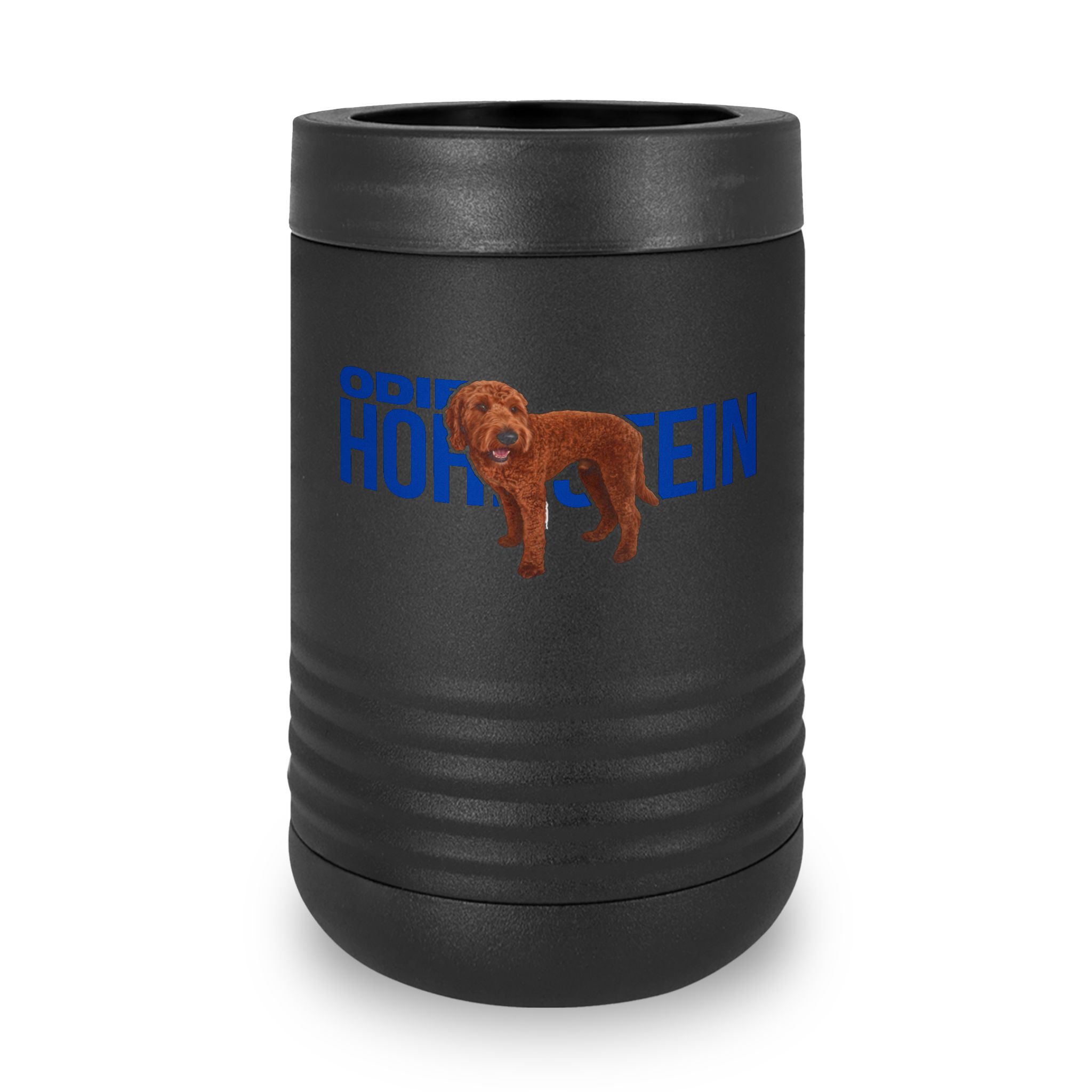 Stainless Can Cooler — character_player_name in Black