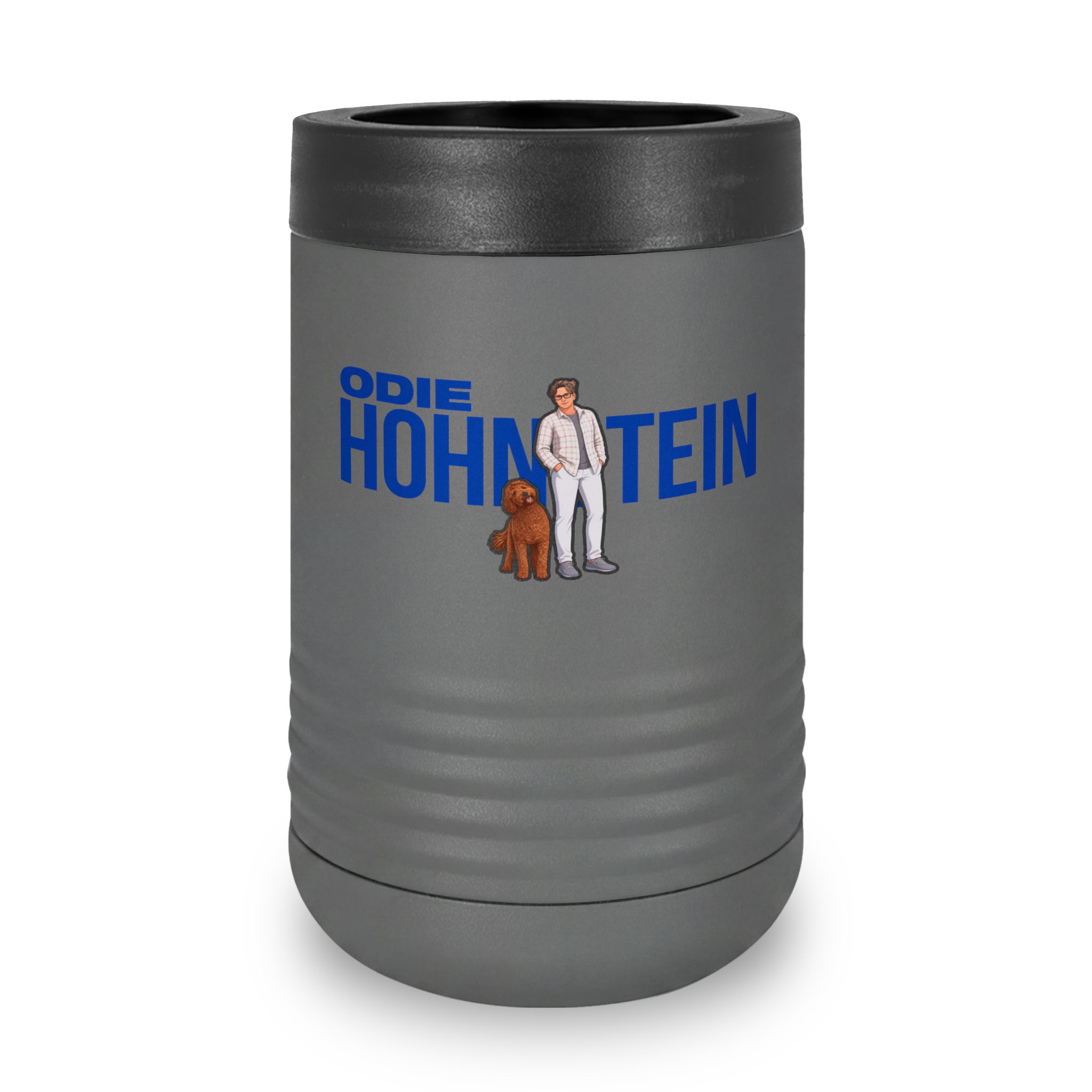 Stainless Can Cooler — character_player_name in Grey