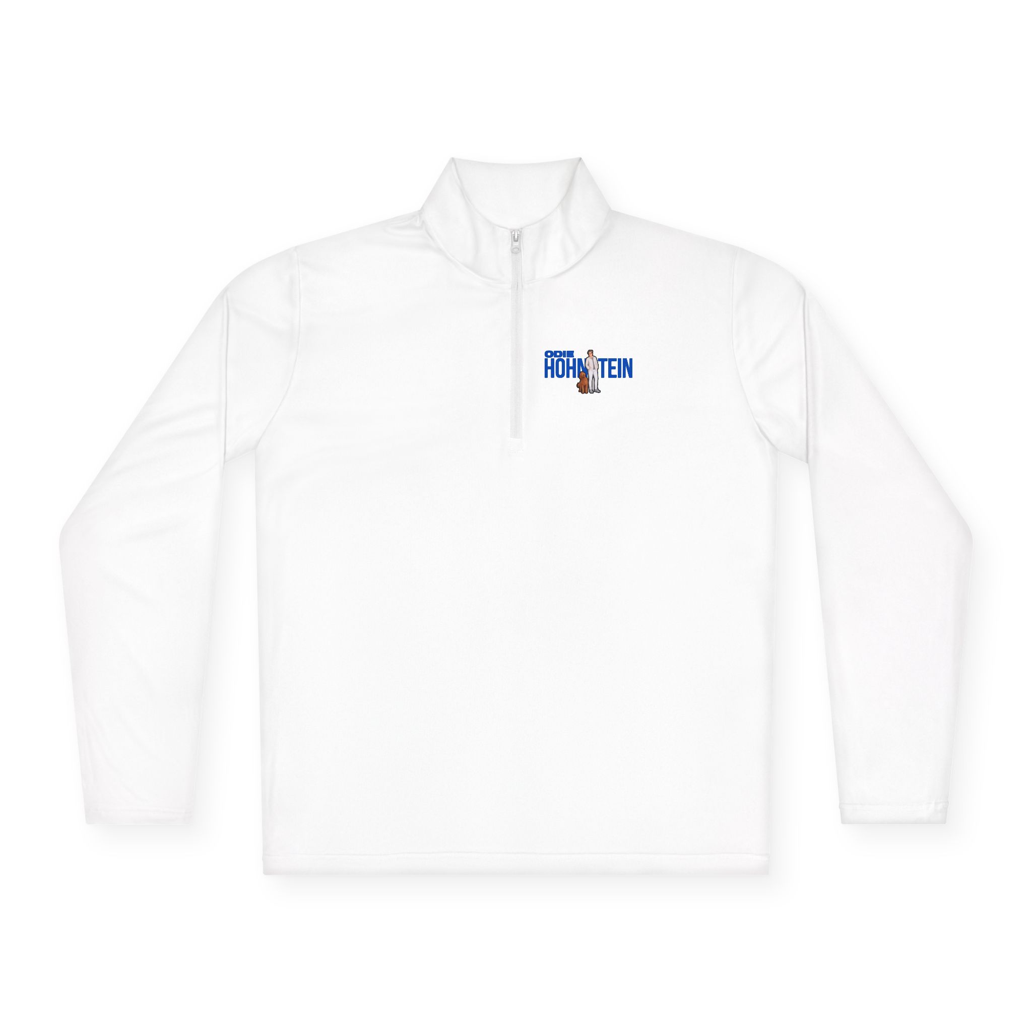 Q-Zip Pullover — character_player_name in White
