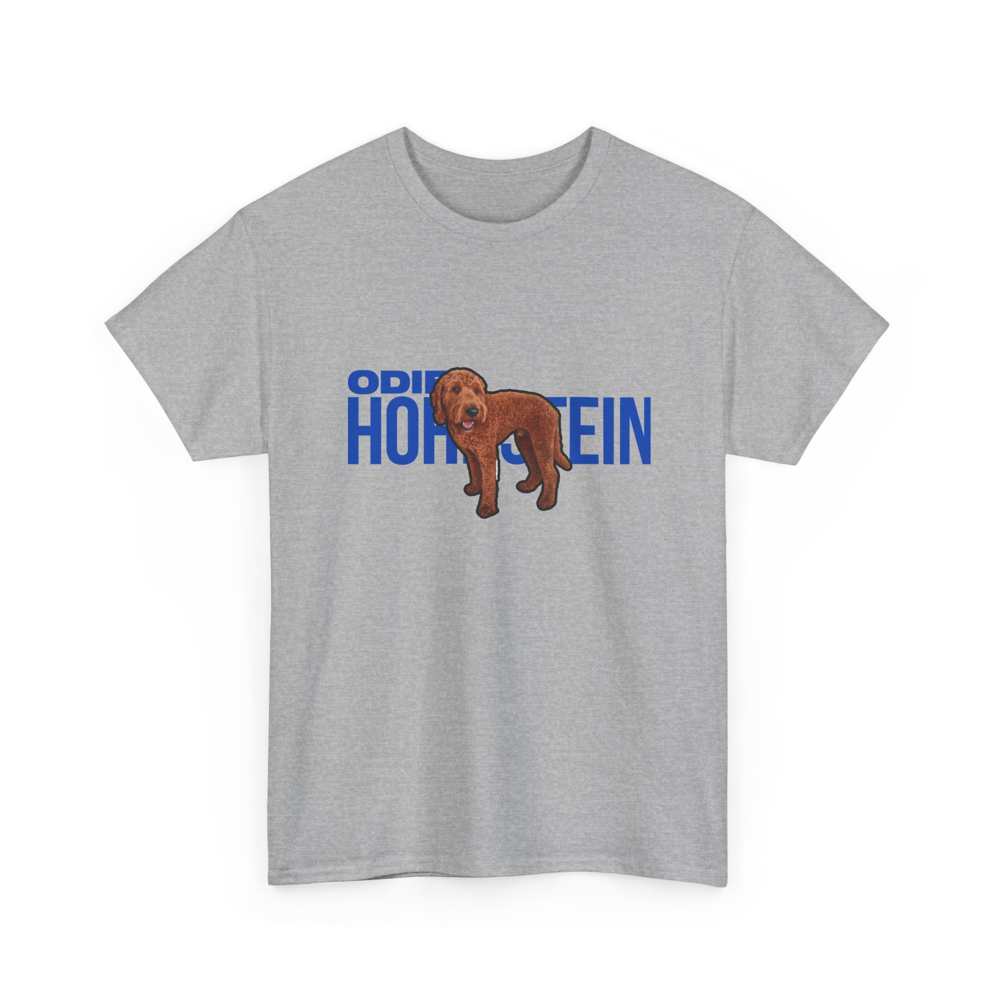 Tee — character_player_name in Grey