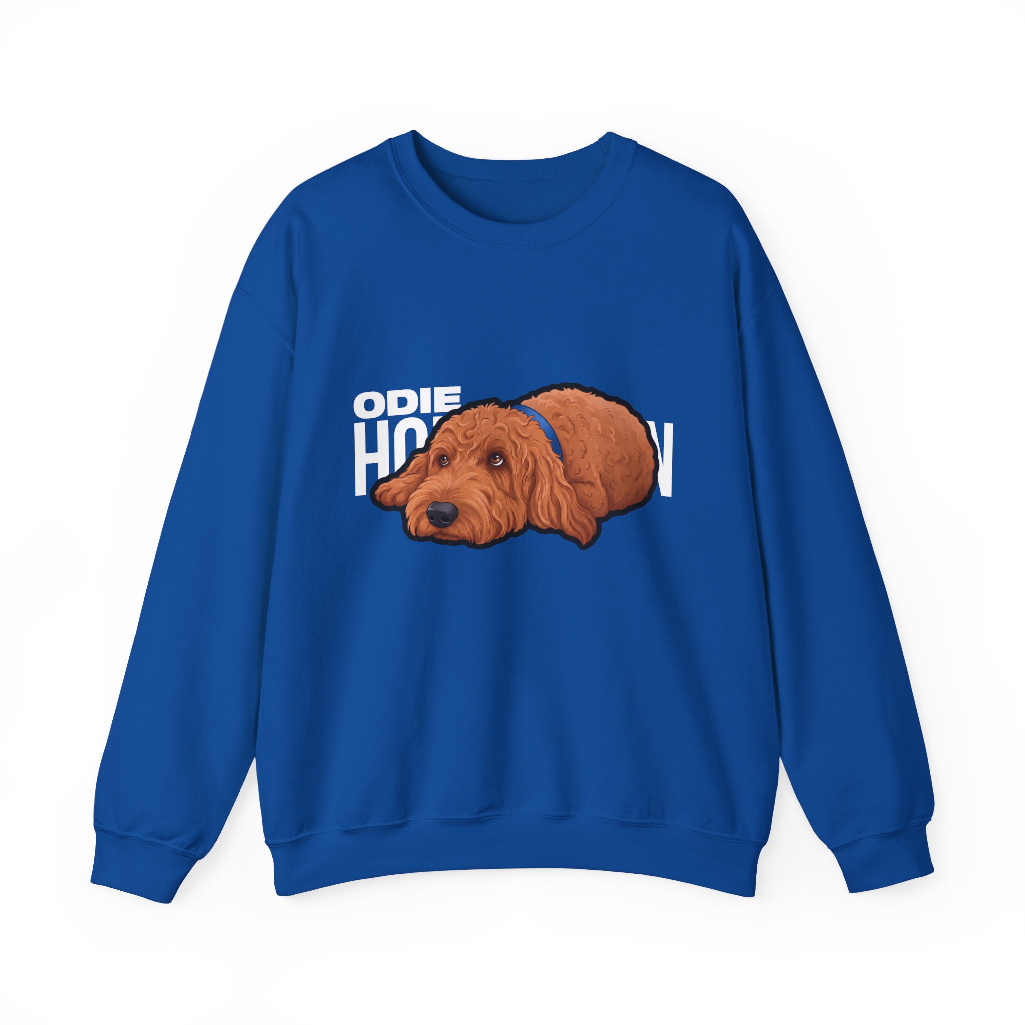 Crewneck Sweatshirt — character_player_name in Royal
