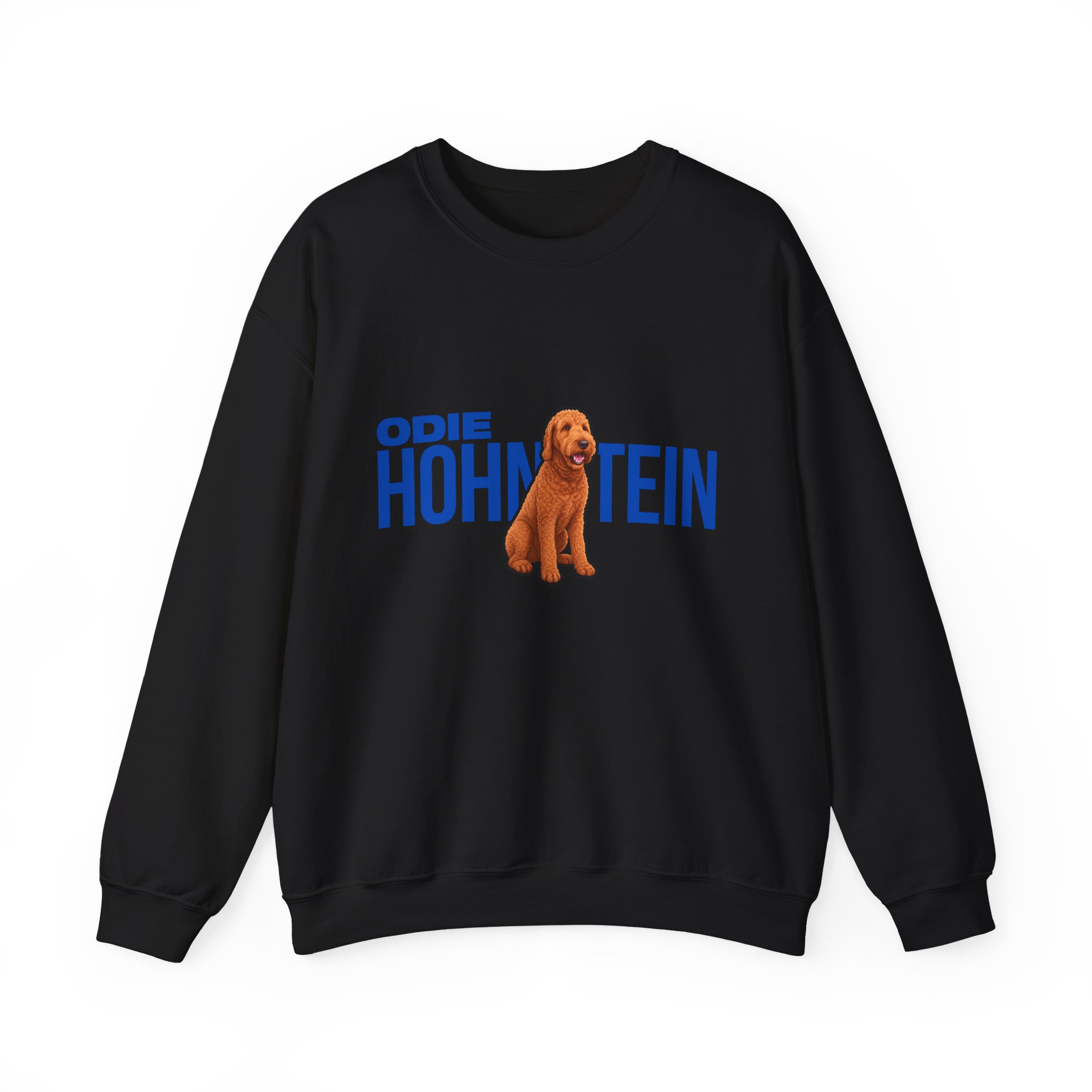 Crewneck Sweatshirt — character_player_name in Black