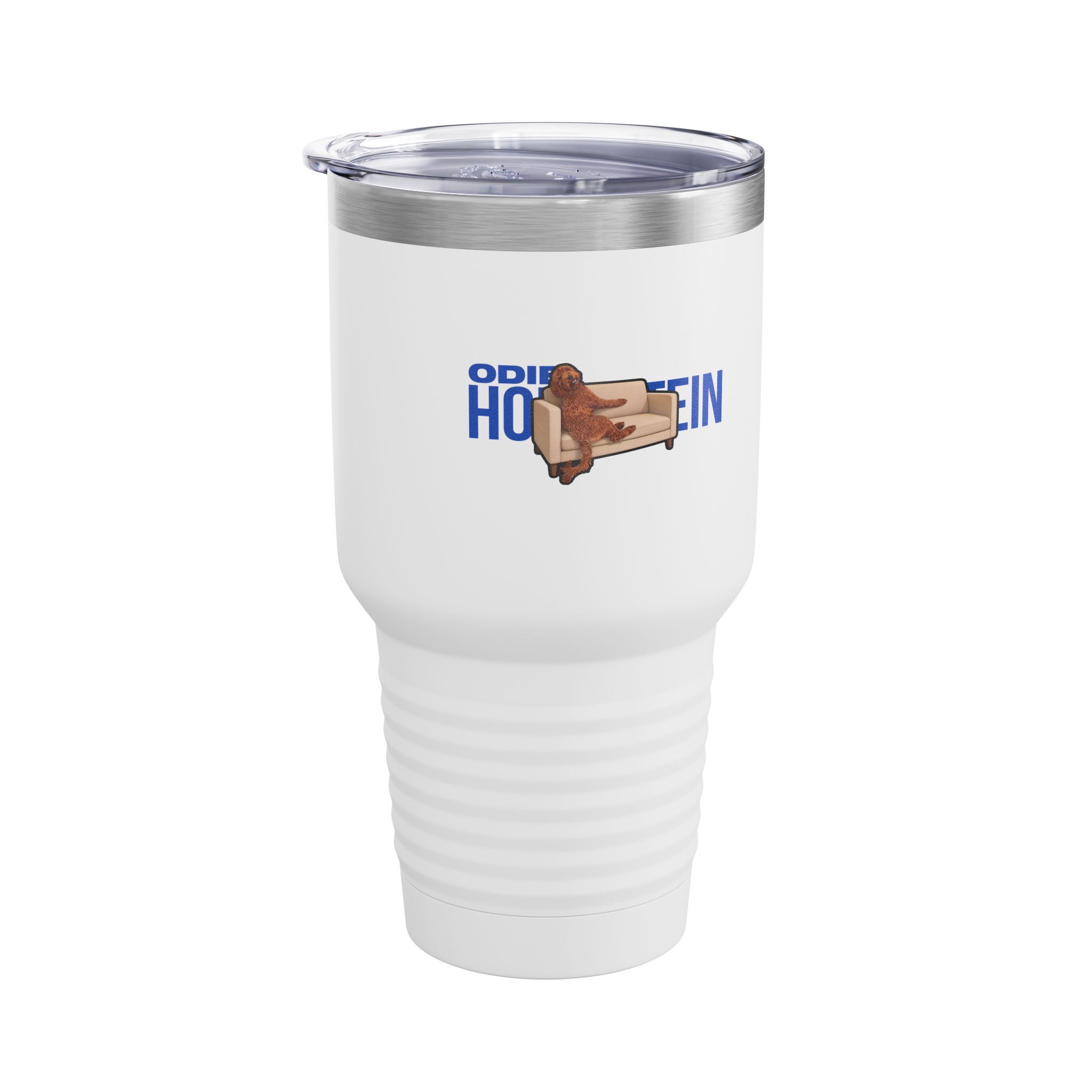 30oz Tumbler — character_player_name in White