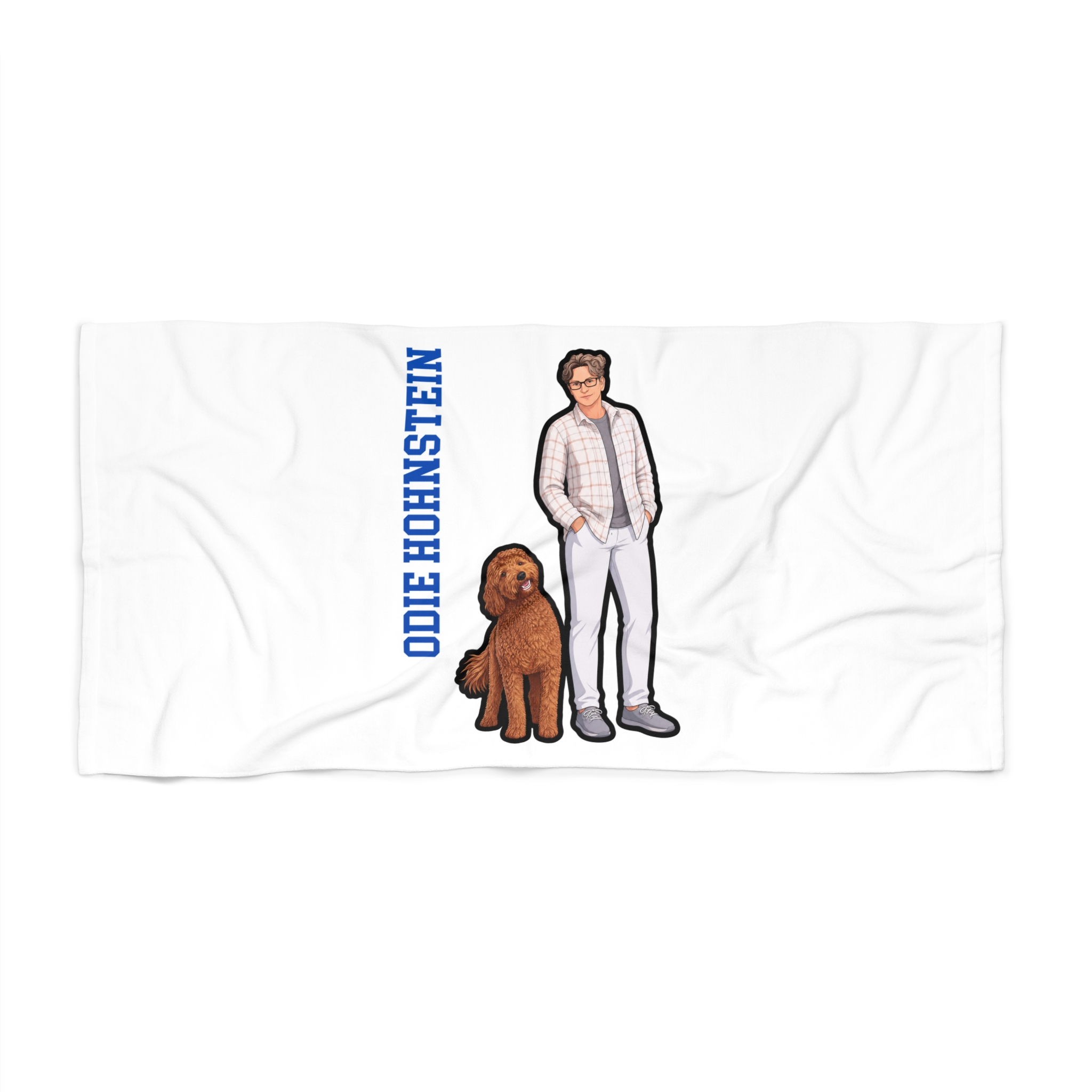 Beach Towel — character_name_vertical in Classic