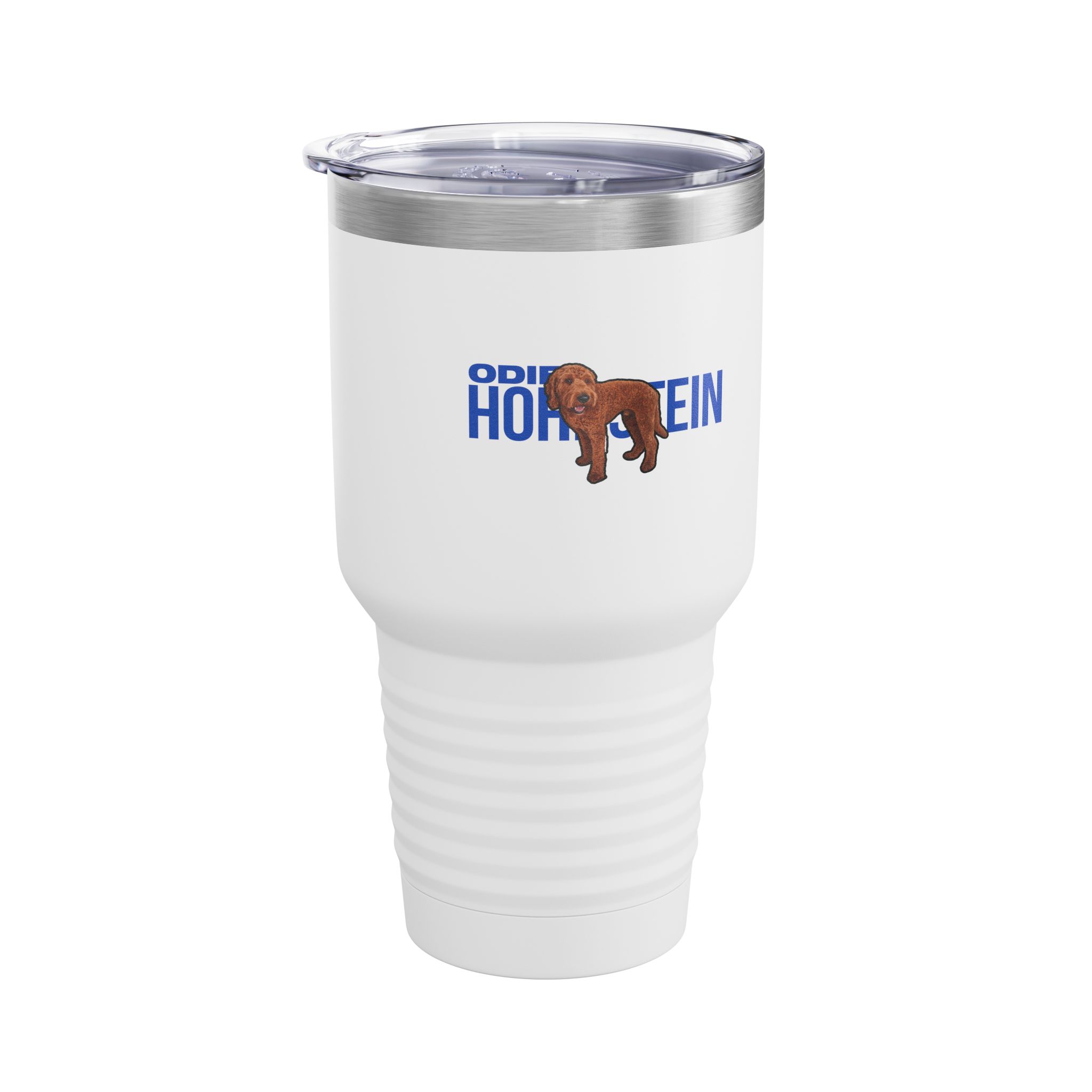 30oz Tumbler — character_player_name in White