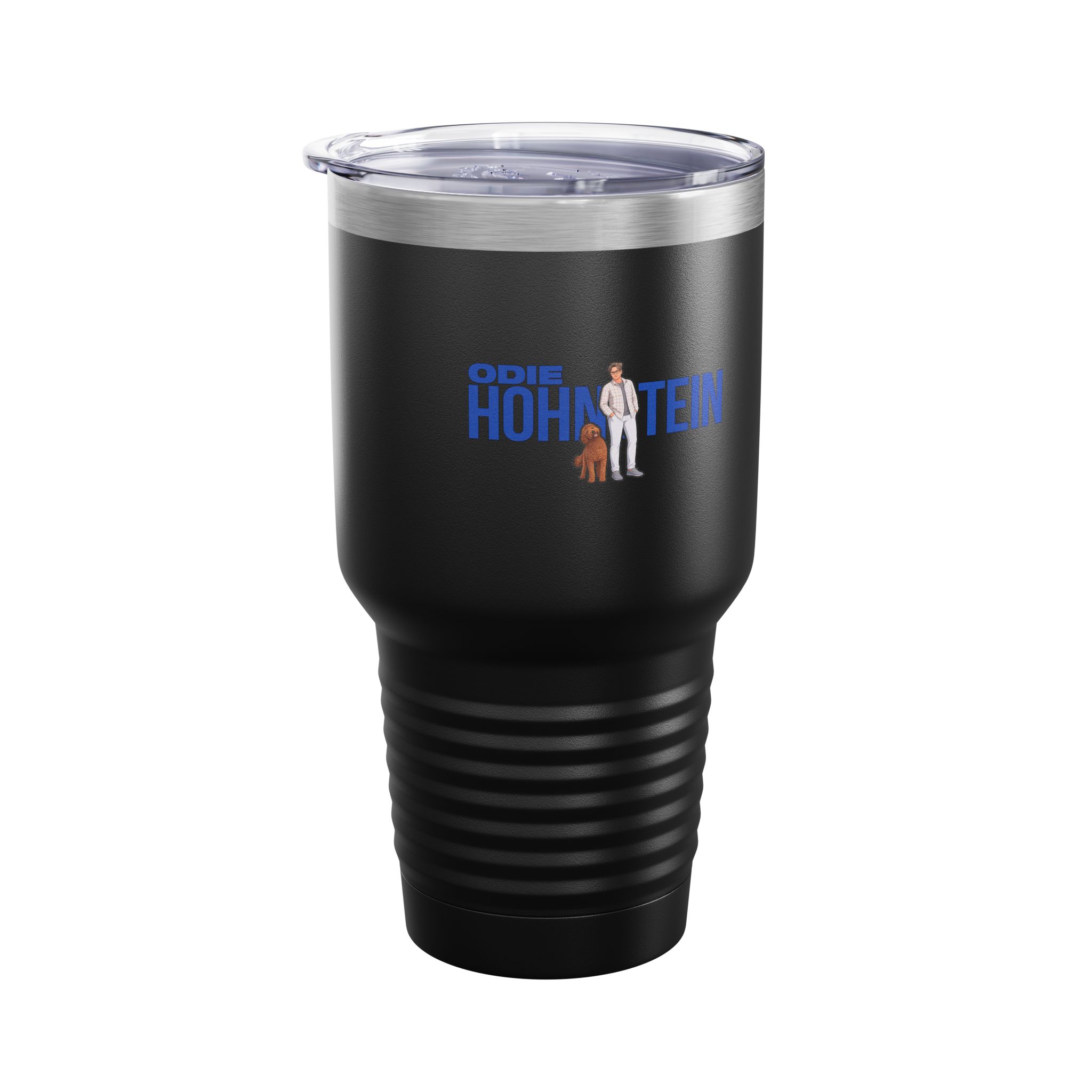 30oz Tumbler — character_player_name in Black