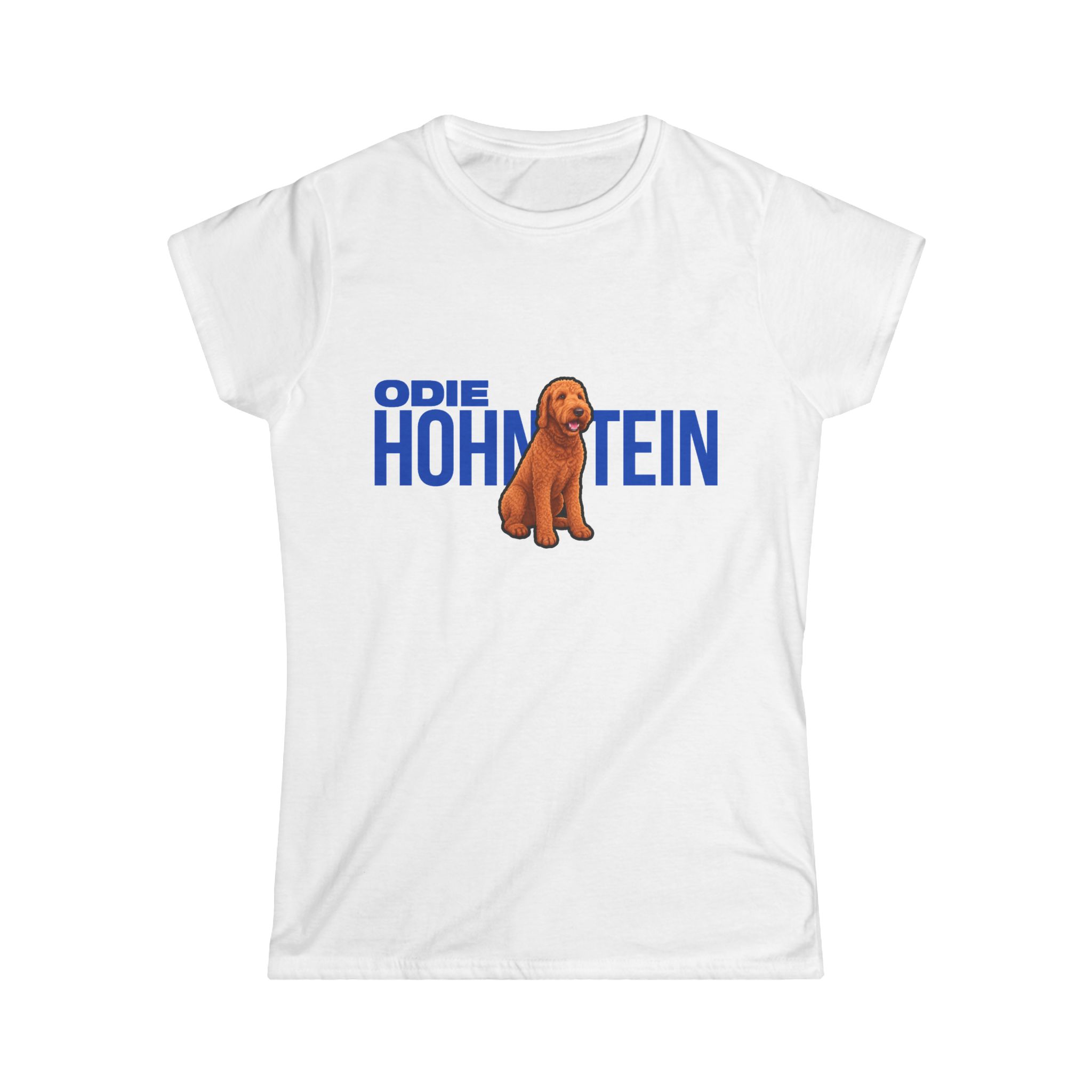 Women's Softstyle Tee — character_player_name in White