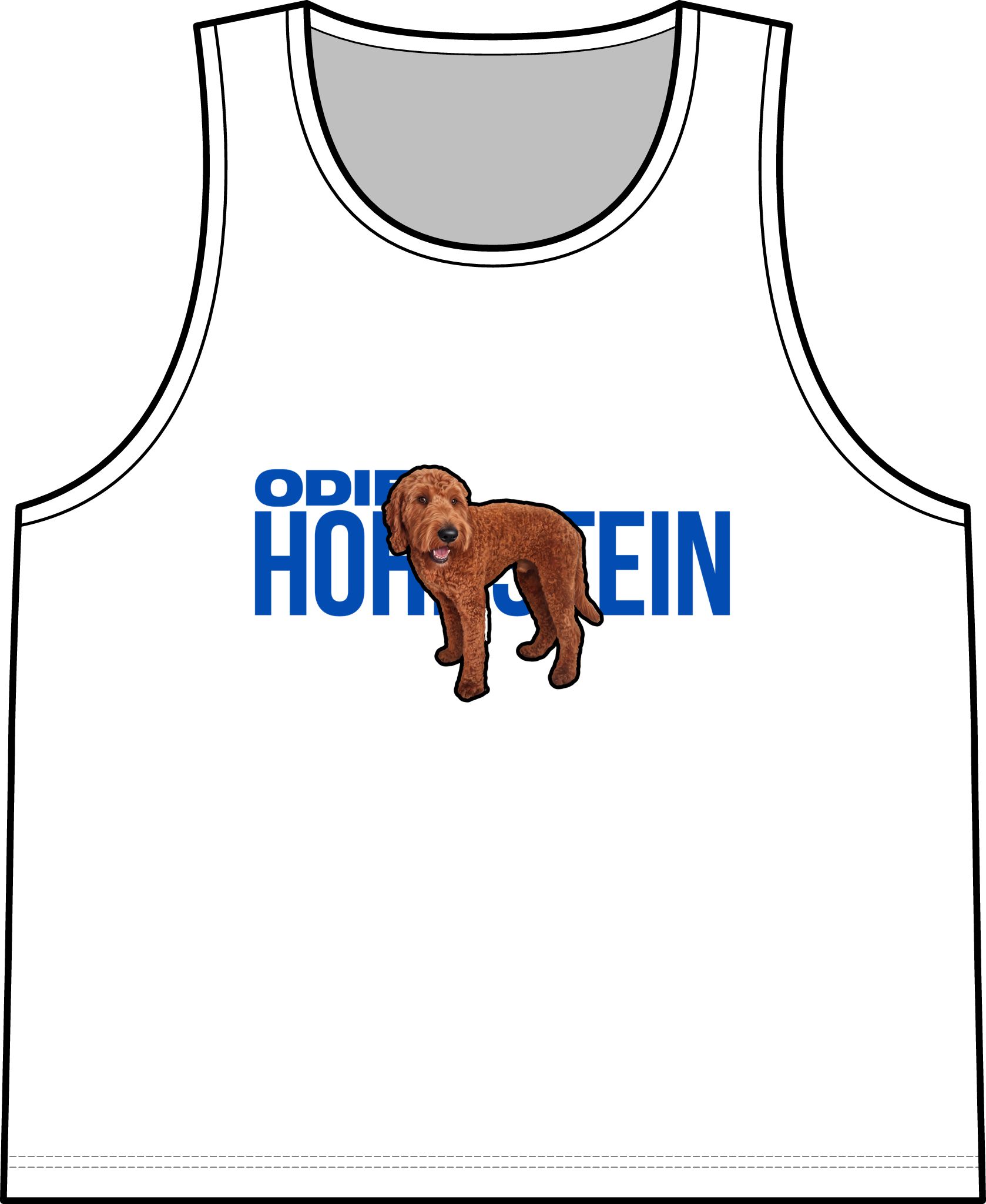 Women's Martina Tank — character_player_name in White