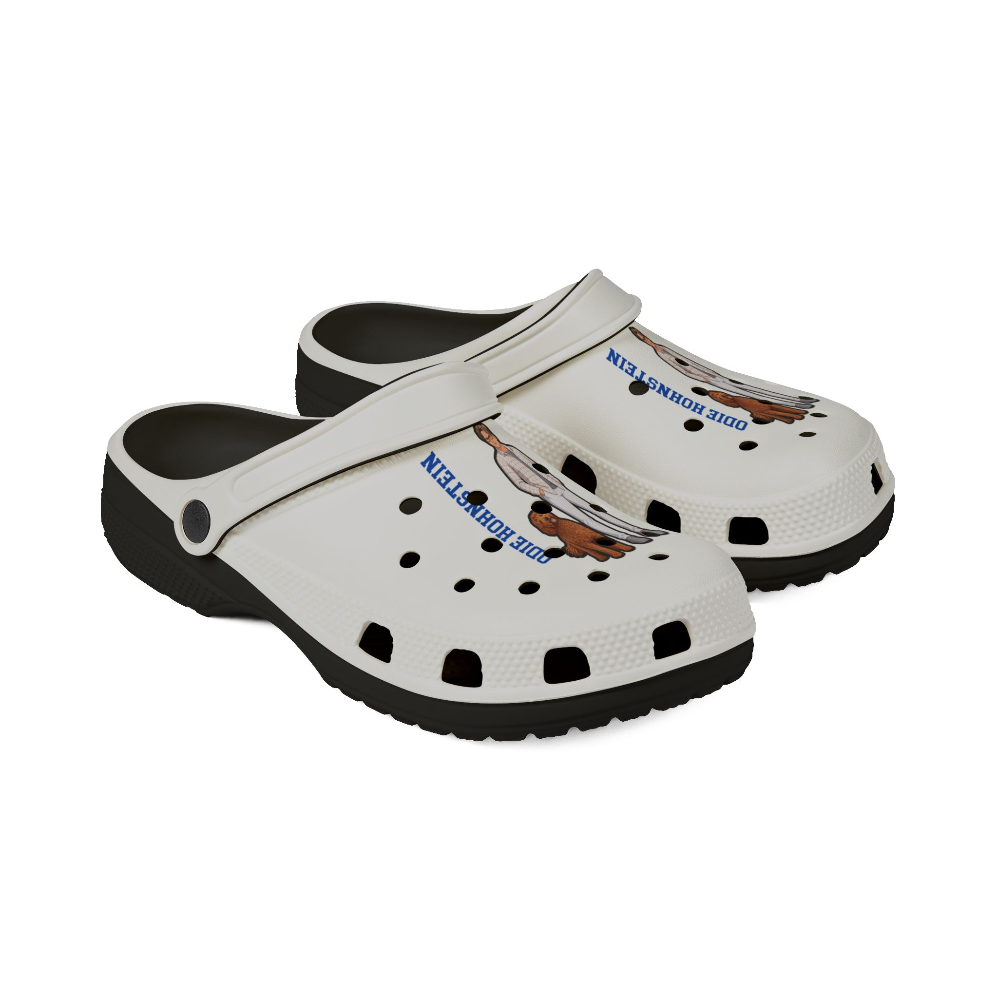 EVA Foam Rubber Shoes — character_name_vertical in Black