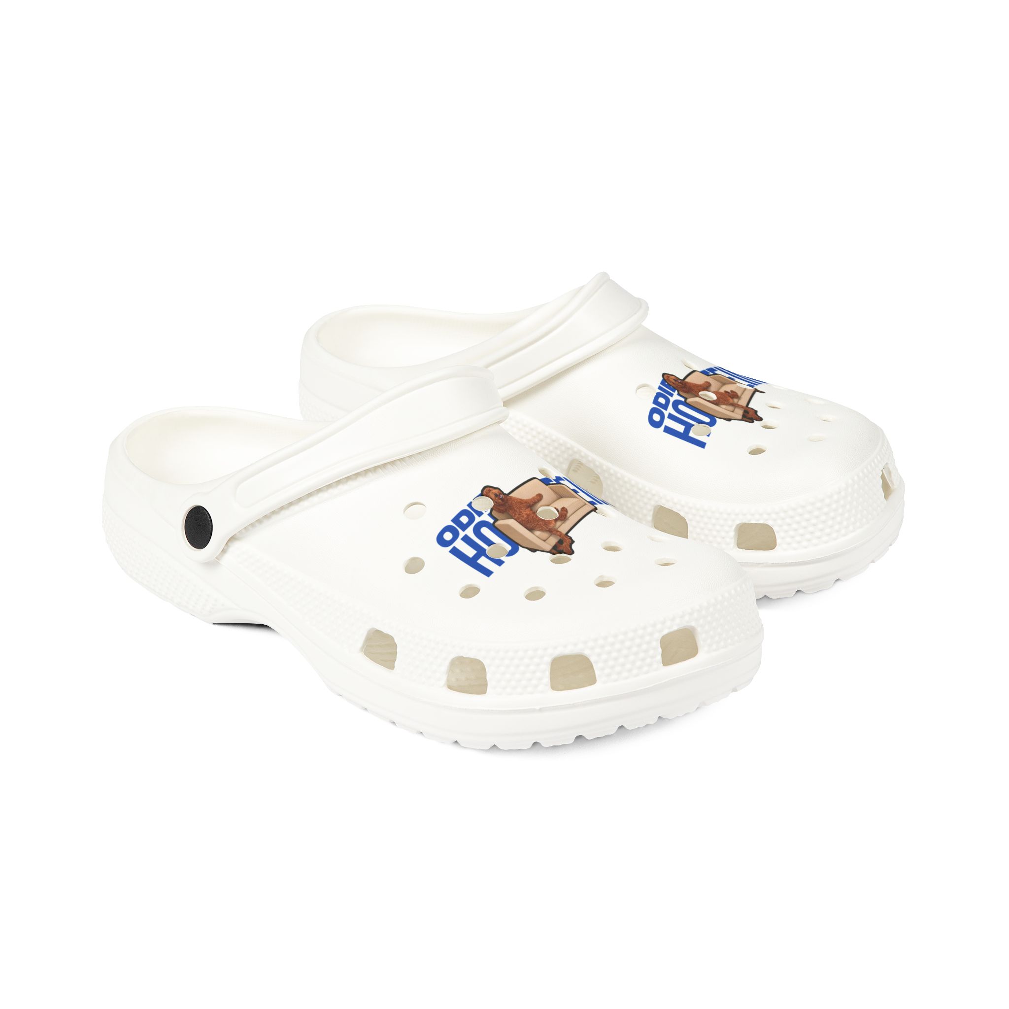 EVA Foam Rubber Shoes — character_player_name in White