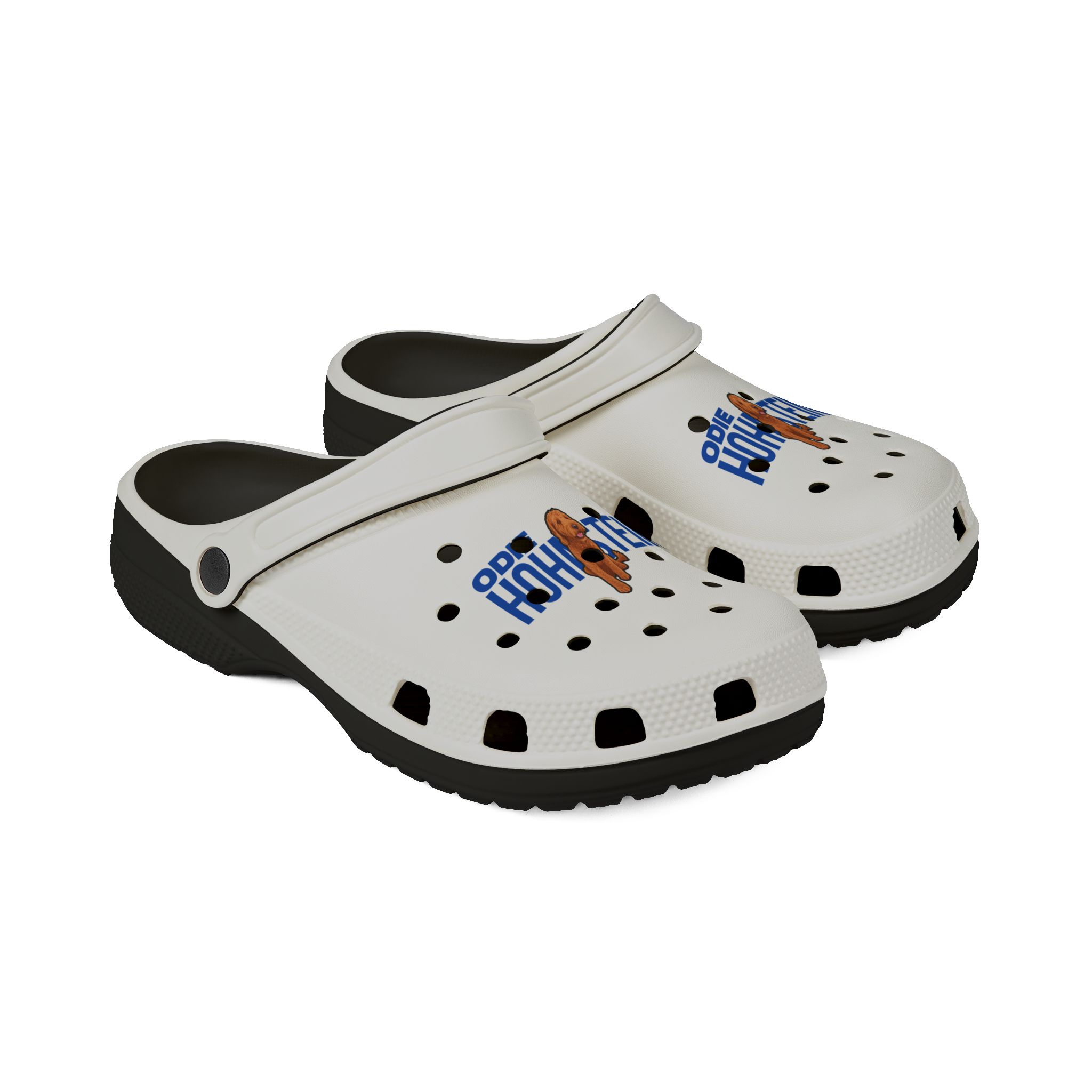 EVA Foam Rubber Shoes — character_player_name in Black