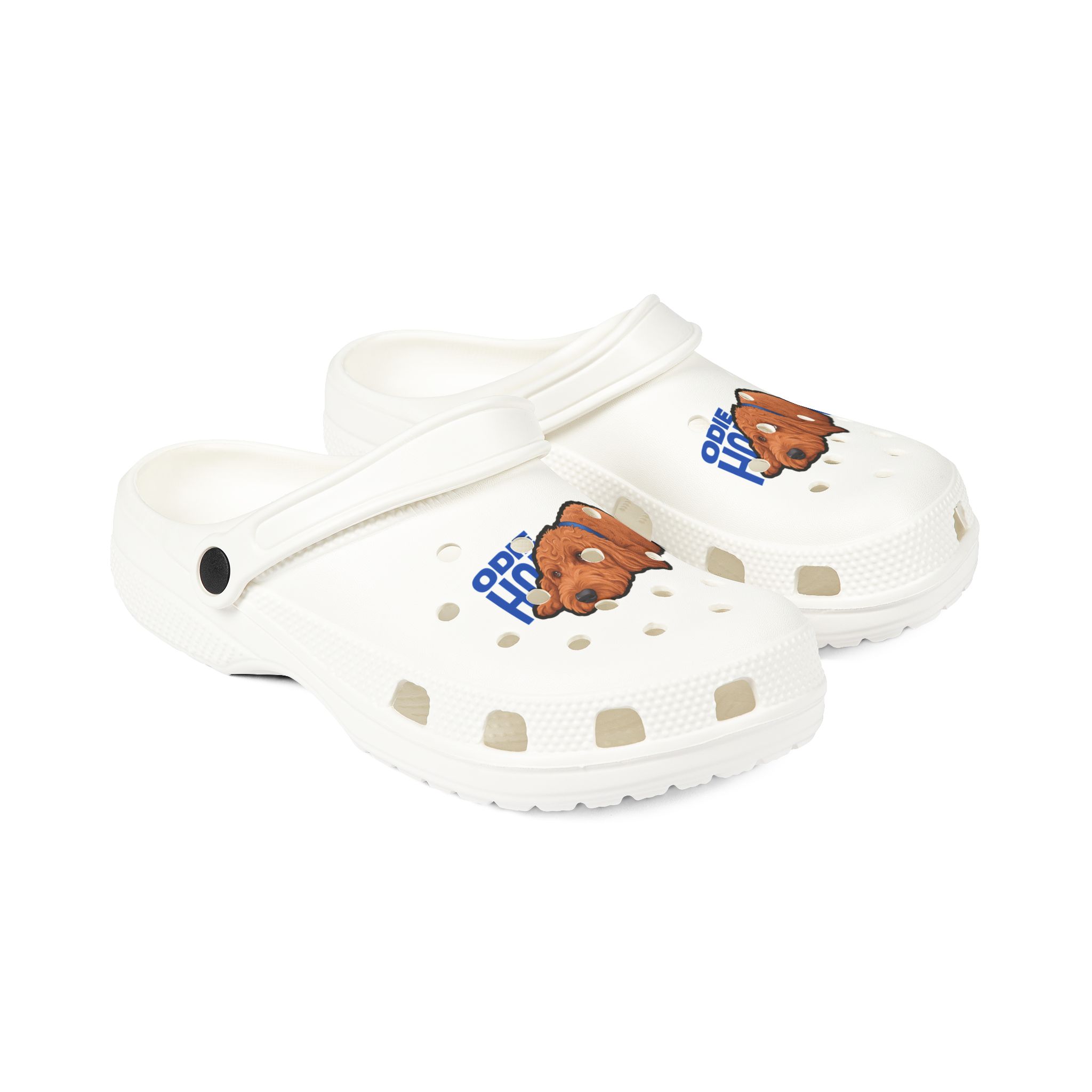 EVA Foam Rubber Shoes — character_player_name in White