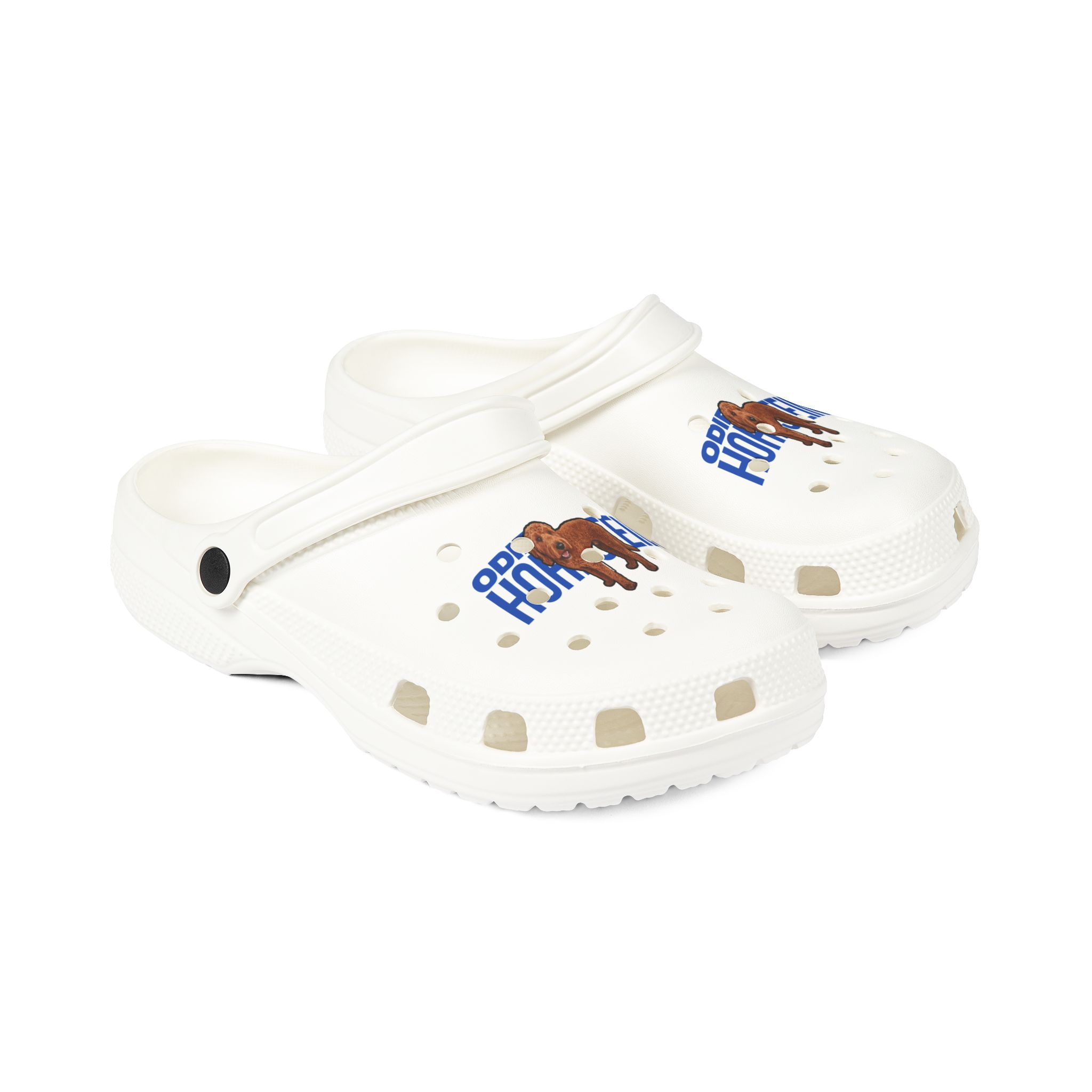 EVA Foam Rubber Shoes — character_player_name in White